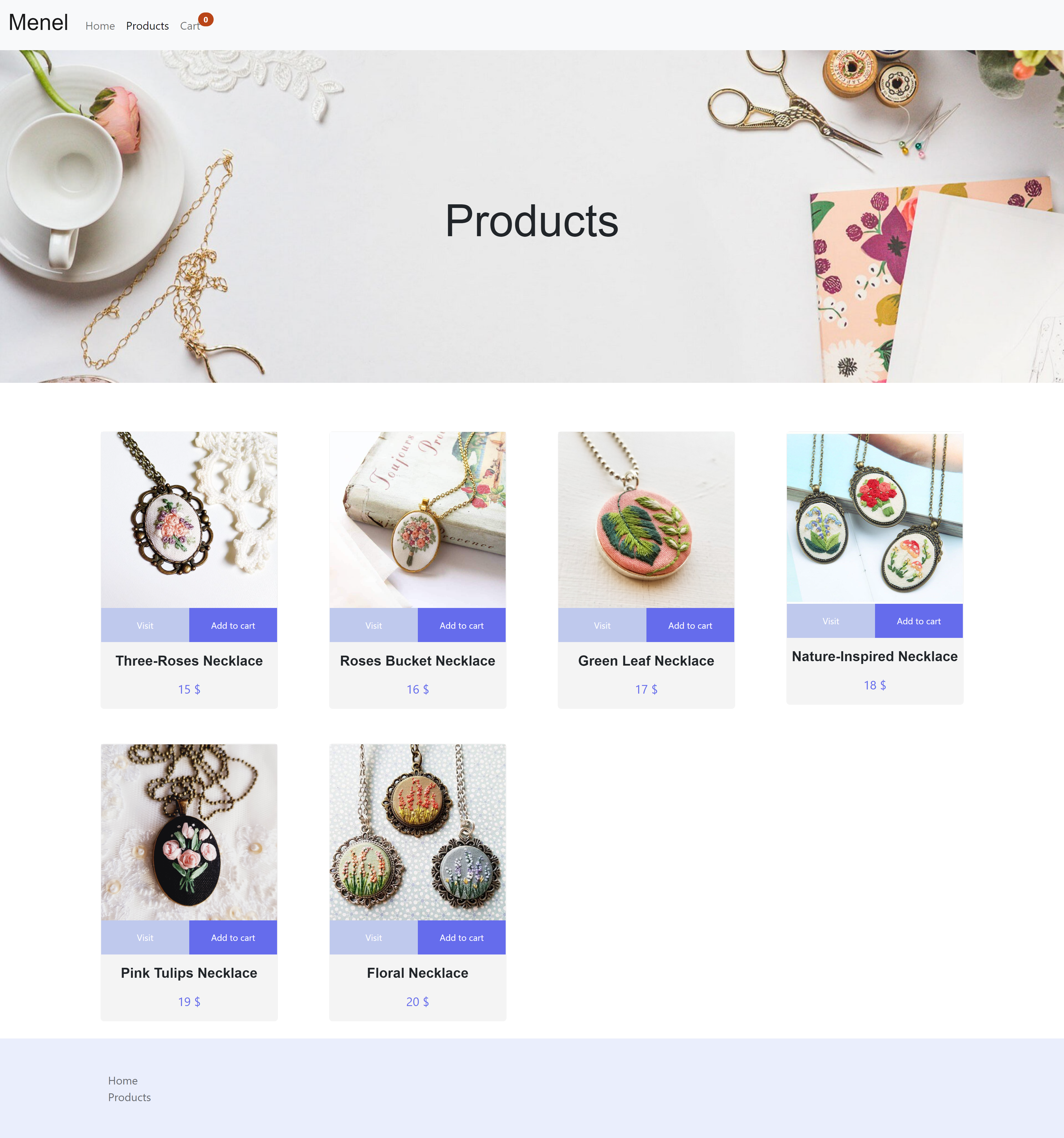 shopping website